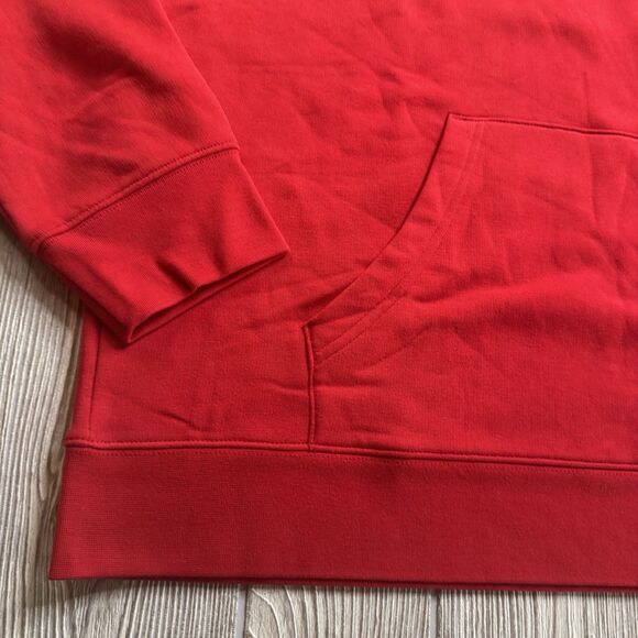 Washington Nationals Hoodie Mens XL Red Script Spellout Sewn Fleece Majestic New - Picture 5 of 11